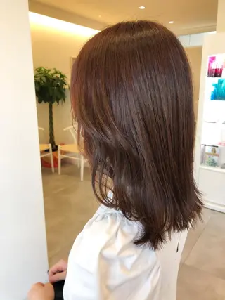 セミロング カラー 韓国ヘア×髪質改善 /yoshikaのヘアスタイル