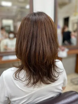セミロング HIRAGA MIKIのヘアスタイル