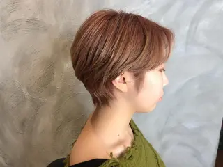 ショート カラー 💇🏼ショートヘア お任せ💁🏻‍♂️のヘアスタイル