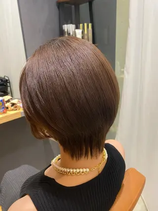 ショート パーマ 田中 アキオのヘアスタイル