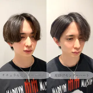 メンズ 韓国ヘア/レイヤー/ 顔まわり/りょーとのヘアスタイル