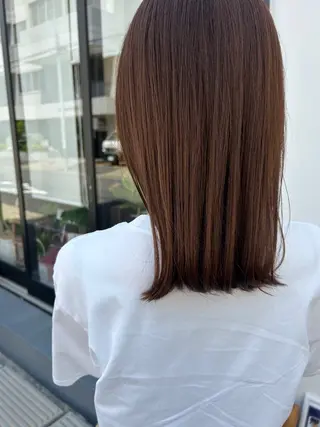 ミディアム 久木原 ゆりのヘアスタイル