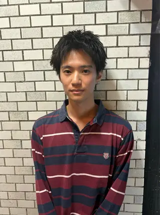 ショート パーマ メンズ 💈メンズ短髪特化 ✂︎伊藤大輝💈のヘアスタイル