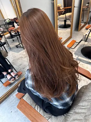 カラー Sherry/R 三川町 ayakaのヘアスタイル