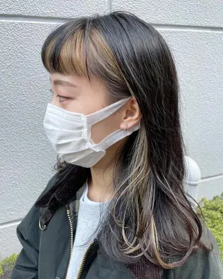 ミディアム 松田 光雄のヘアスタイル