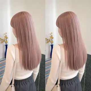 ロング カラー カラー特化/ブリーチ 梅田中崎町/あかりのヘアスタイル
