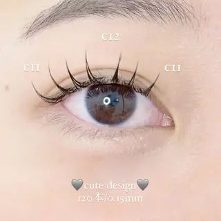 マツエク・マツパ li aile manaha♡のマツエク・マツパデザイン