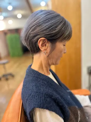 ショート ⚪️髪質改善 縮毛 店長 コウ⚪️のヘアスタイル