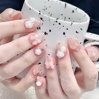 ネイル 長いだし/スカルプ/ パラシェルN.oneのネイルデザイン