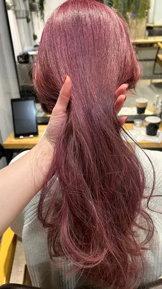 ロング カラー じゅわっと暖色カラー 🍊Moemiのヘアスタイル