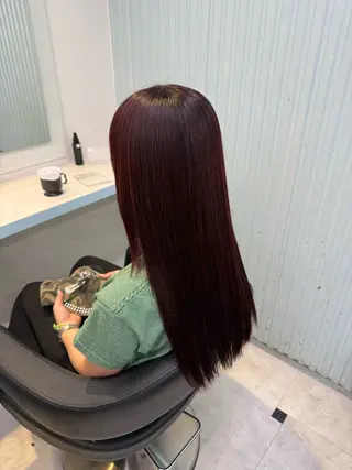 カラー 🇰🇷韓流暖色ヘア 🍒saaya🍒のヘアスタイル