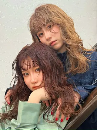 ロング 森田遥奈/透明感カラ ー/似合わせカットのヘアスタイル