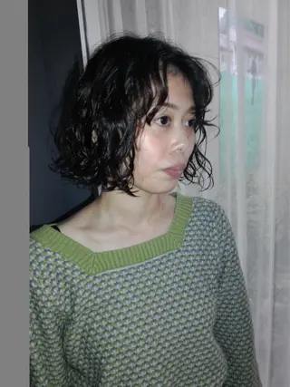 ショート パーマ eim AYUKAのヘアスタイル