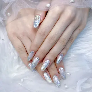 ネイル パーツ全部¥110 サロンミミのネイルデザイン