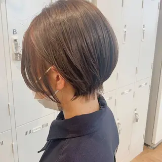ショート カラー NUMBER_ ユイナのヘアスタイル