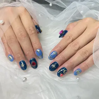 ネイル ハイビスカス ネイルサロンのネイルデザイン