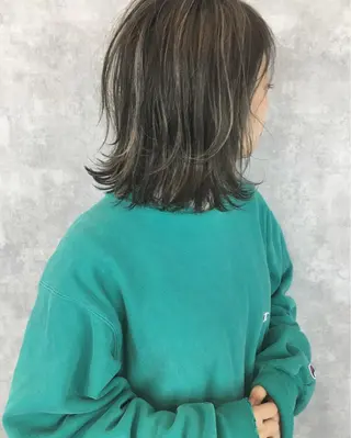 ショート カラー レイヤーカット BLend 渋谷のヘアスタイル