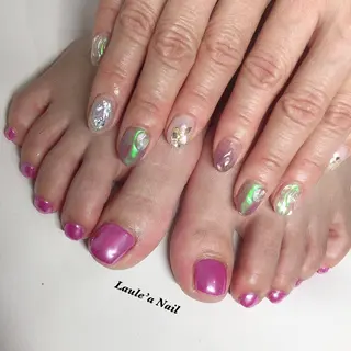 ロング キッズ ネイル マツエク・マツパ 福田 加奈のネイルデザイン