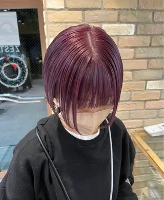 ショート カラー ハイトーンレイヤー 吉祥寺/nana🎀のヘアスタイル