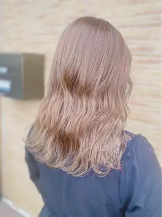 ミディアム メンズスタイル バレイヤージュ　齋藤のヘアスタイル