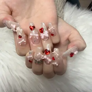 ネイル 🎀nana🫧 ワンホンネイル🎀のネイルデザイン