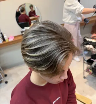 カラー メンズ 岡本 太陽☀️のヘアスタイル