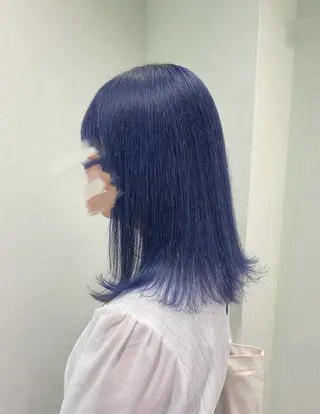 ロング カラー 横浜/デザインカラー 個性派ヘアメ/まこのヘアスタイル