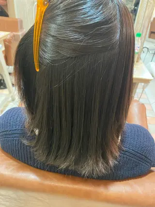 ミディアム 井上 日菜乃のヘアスタイル