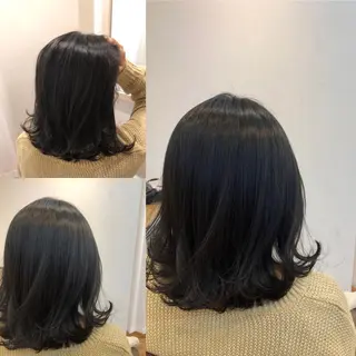 ミディアム カラー パーマ ヘアアレンジ メンズ キッズ ネイル マツエク・マツパ MEGUMI megumiのヘアスタイル
