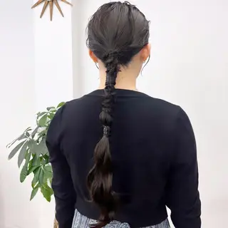 ロング カラー ヘアアレンジ HIROKO / 透明感暖色カラー🎀のヘアスタイル