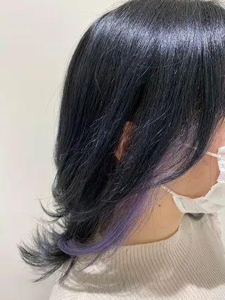 ミディアム equal銀座 黒田💚のヘアスタイル