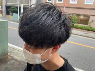 ショート メンズ anhelo髪質改善 メテオ髪質改善名駅のヘアスタイル