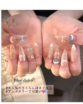 ネイル Blue daisy 栄本店のネイルデザイン