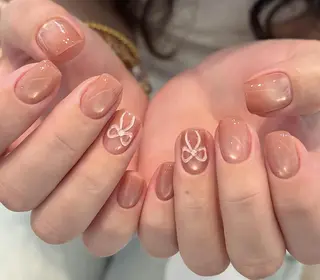 ネイル By moonネイル 🌷ワンホン/韓国風のネイルデザイン