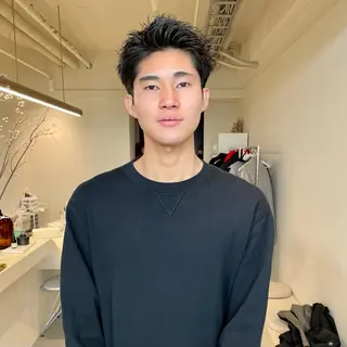 ショート メンズ ショート・ボブ ・ウルフ✂︎IMAIのヘアスタイル
