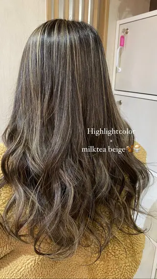 ロング カラー ♡🎀垢抜け透明感 カラーaomi🐇♡のヘアスタイル