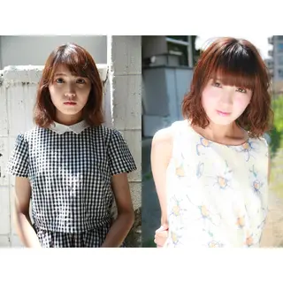 ショート ミディアム 髪質改善縮毛矯正 専門店のヘアスタイル