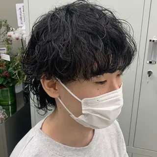 ショート パーマ メンズ SENTA✨メンズ パーマ✨fifth栄のヘアスタイル