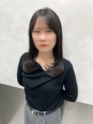ロング カラー 💖ブリーチなし透明 感💖ASAHIのヘアスタイル