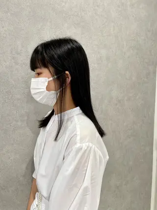 ミディアム カラー パーマ キッズ Hiro ヒロのヘアスタイル