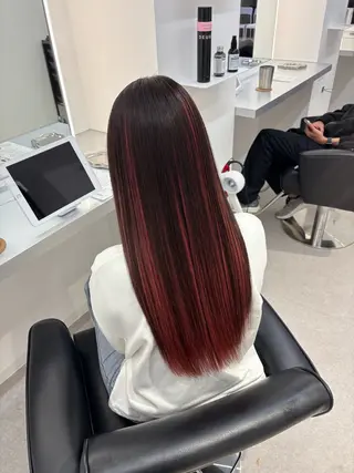 ロング カラー ユラ🪐 /ブリーチのヘアスタイル