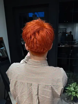 ショート メンズ fubuki🪷 似合わせカットカラーのヘアスタイル