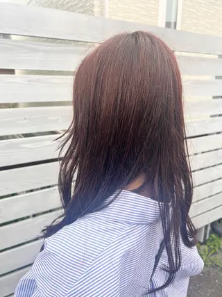 ロング カラー れいな🌼 ボブ･艶カラー🌼のヘアスタイル