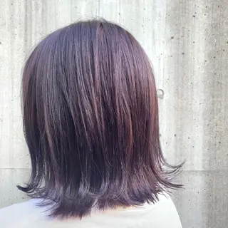 セミロング カラー パーマ ☀️海外レイヤー 🇺🇸/ヒナコのヘアスタイル