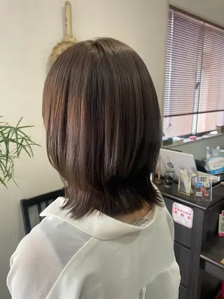 ミディアム 韓国ボブ👩🇰🇷 小野絢未のヘアスタイル