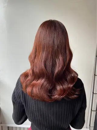 ロング カラー メンズ特化/上野 暖色カラー ダイチのヘアスタイル