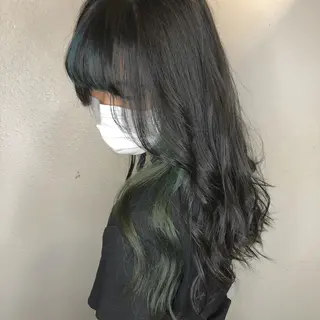 ロング カラー あさだ しゅうたろうのヘアスタイル