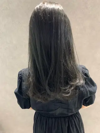 セミロング カラー ヘアアレンジ KOKUA/髪質改善 艶髪縮毛矯正のヘアスタイル