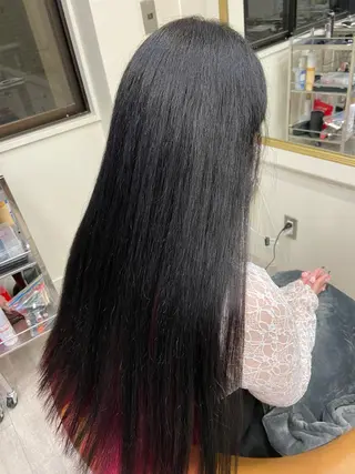 ロング ワタナベ リリコのヘアスタイル