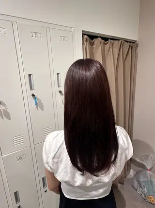 ロング カラー 小澤 真帆のヘアスタイル